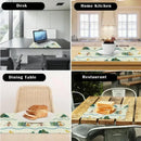 VIKAMA 4/6/8/10 unidades de jogos americanos estampados com árvore de Natal, tapetes de mesa de cozinha laváveis, jogos americanos decorativos de Natal