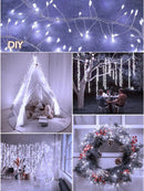 3/6/9m usb power led firecracker luzes da corda controle remoto guirlanda luzes de fadas para festa de casamento jardim decoração de natal