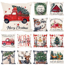 45*45cm capa de almofada de natal fronha feliz natal decoração fronhas para casa ornamento de natal ano novo 2025