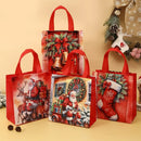 4/8 pçs saco de presente de natal santa saco não tecido decorações de natal para casa 2025 natal navidad noel presentes saco de embalagem de ano novo