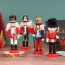 13cm quebra-nozes fantoche soldado ornamentos pingente de natal decoração de mesa desenhos animados soldados banda bonecas quebra-nozes decoração de casa