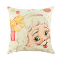 45*45cm capa de almofada de natal fronha feliz natal decoração fronhas para casa ornamento de natal ano novo 2025