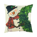 45*45cm capa de almofada de natal fronha feliz natal decoração fronhas para casa ornamento de natal ano novo 2025