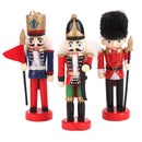 13cm quebra-nozes fantoche soldado ornamentos pingente de natal decoração de mesa desenhos animados soldados banda bonecas quebra-nozes decoração de casa