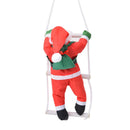 Natal papai noel escada de escalada boneca árvore de natal pendurado decoração porta interior parede pingente de natal presentes de ano novo