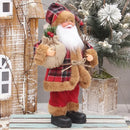 1 ~ 4 pçs 2025 decoração de natal para casa papai noel boneca de pelúcia 30cm navidad festa decoração enfeites de natal presente de ano novo